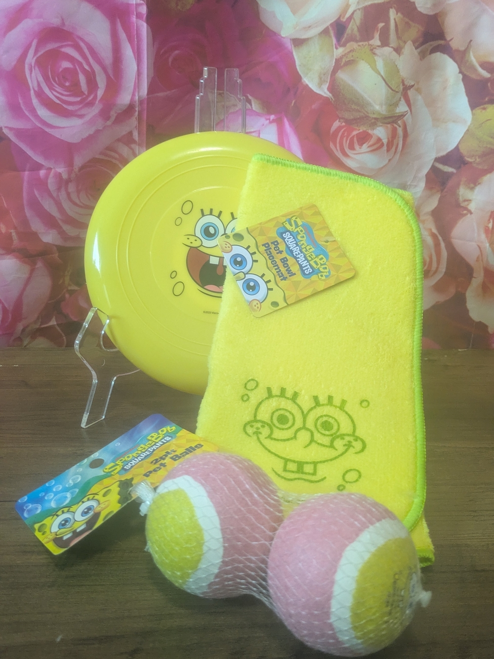 SpongeBob SquarePants Yellow Plush Towel & Toy Set